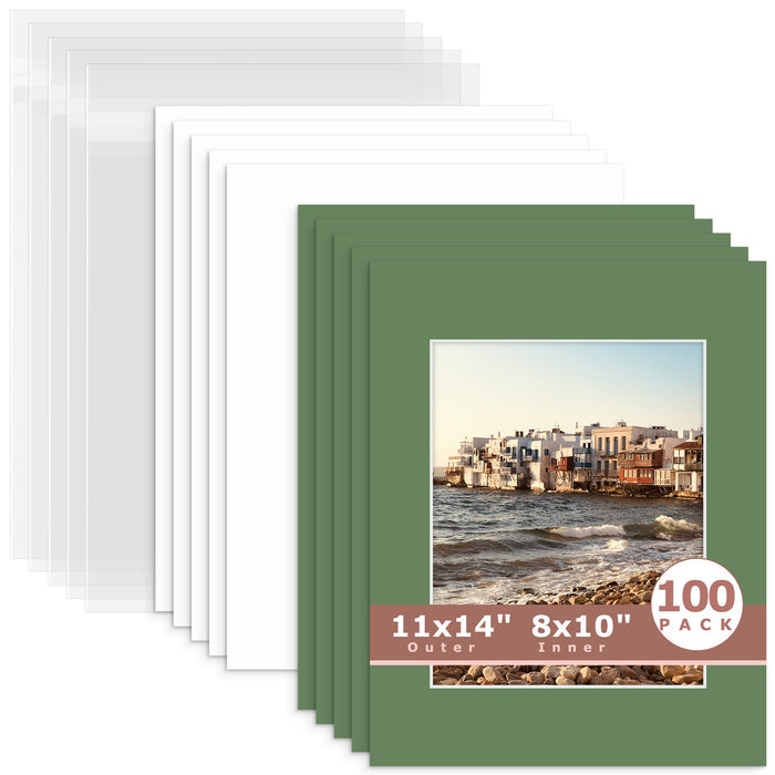 8x10 (7.5x9.5 exact opening) / N131 Basque Green