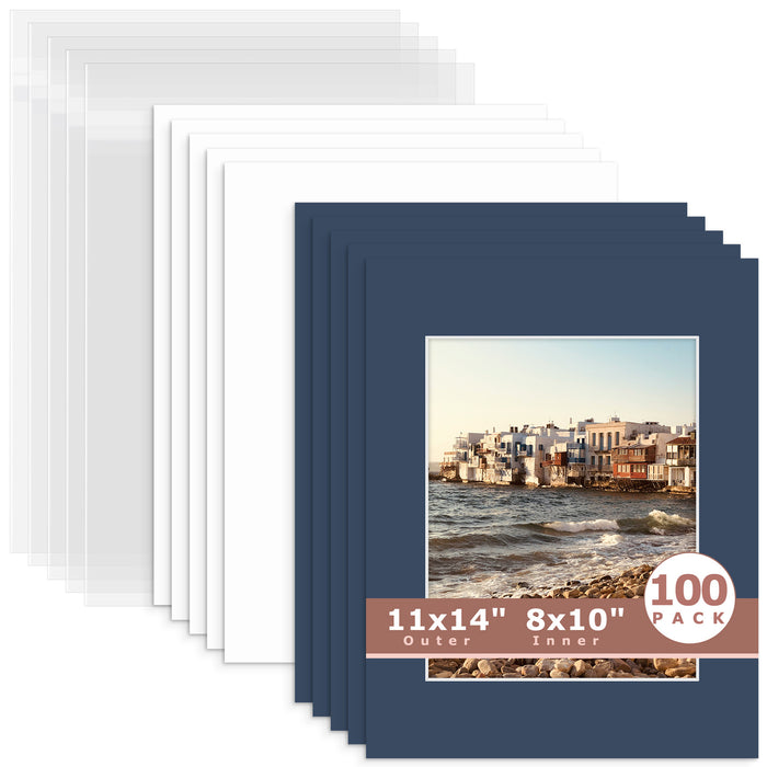 8x10 (7.5x9.5 exact opening) / N141 Dignity Blue