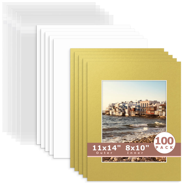 8x10 (7.5x9.5 exact opening) / N143 Old Gold