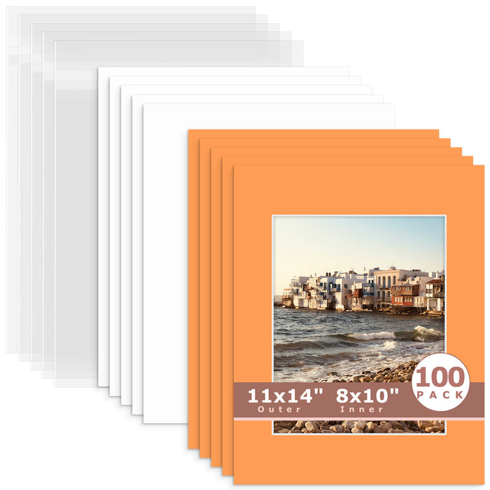 8x10 (7.5x9.5 exact opening) / N178 Orange