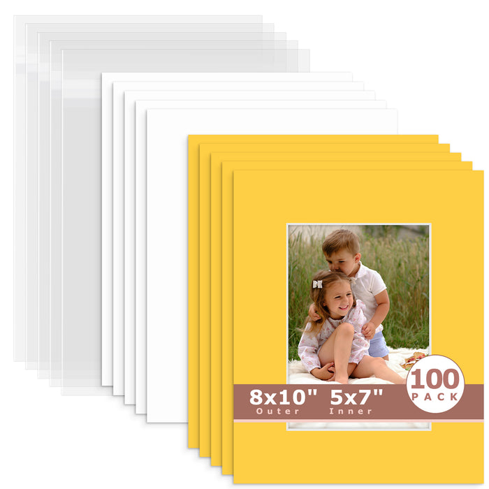5x7 (4.5x6.5 exact opening) / N212 Deep Yellow