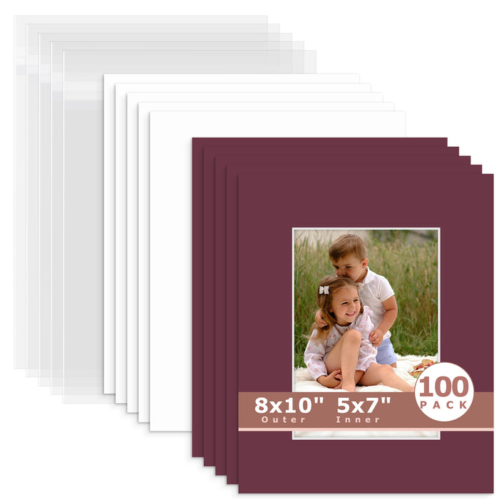 5x7 (4.5x6.5 exact opening) / N124 Maroon