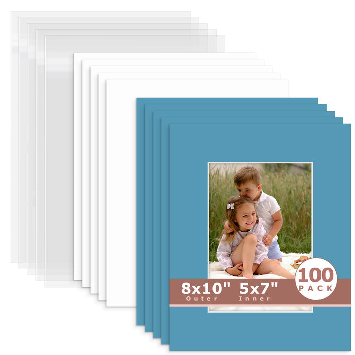 5x7 (4.5x6.5 exact opening) / N138 Dynamic Blue