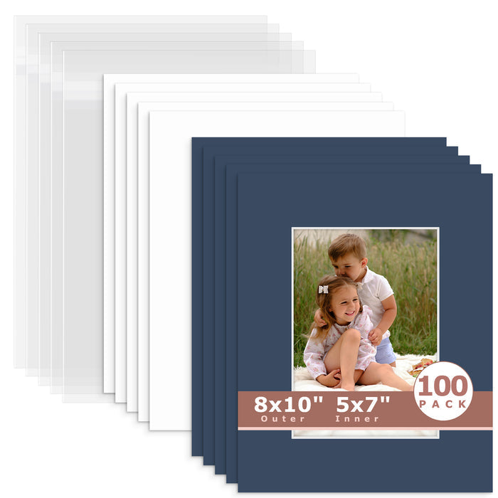 5x7 (4.5x6.5 exact opening) / N141 Dignity Blue