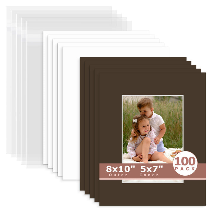 5x7 (4.5x6.5 exact opening) / N148 Well-Bred Brown