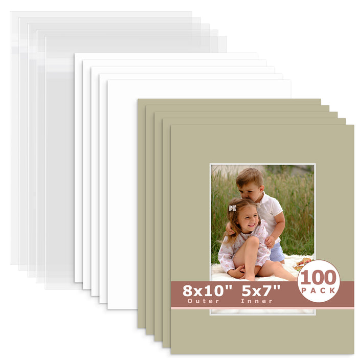 5x7 (4.5x6.5 exact opening) / N154 Middle Gray