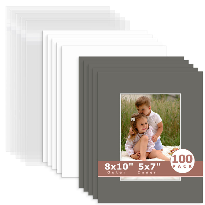 5x7 (4.5x6.5 exact opening) / N171 Gray