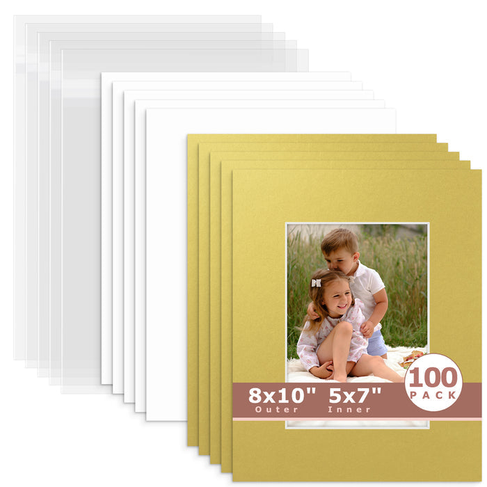 5x7 (4.5x6.5 exact opening) / N143 Old Gold