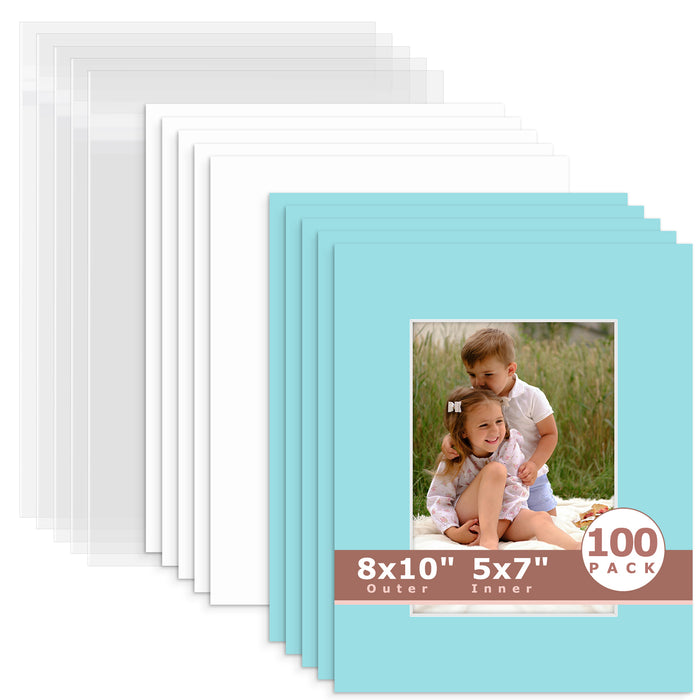 5x7 (4.5x6.5 exact opening) / N222 Deep Blue