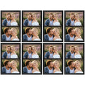 10x16 Collage Picture Frame Display Two 8x10 Photos Black (8 Pcs Per Box)