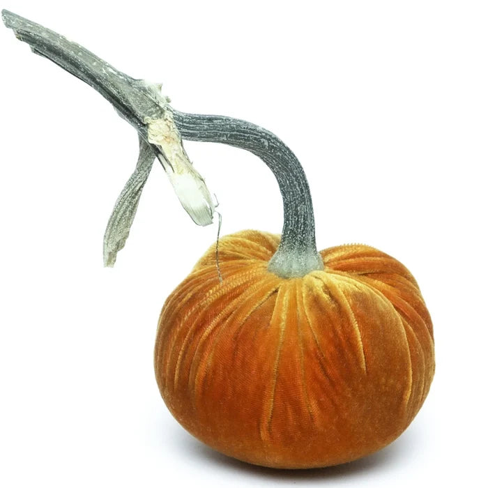 11" Velvet Pumpkin