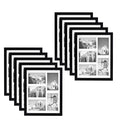 11x14 Black Collage Picture Frames for Five 4x6 Pictures Wood Frame (10 Pcs per Box)