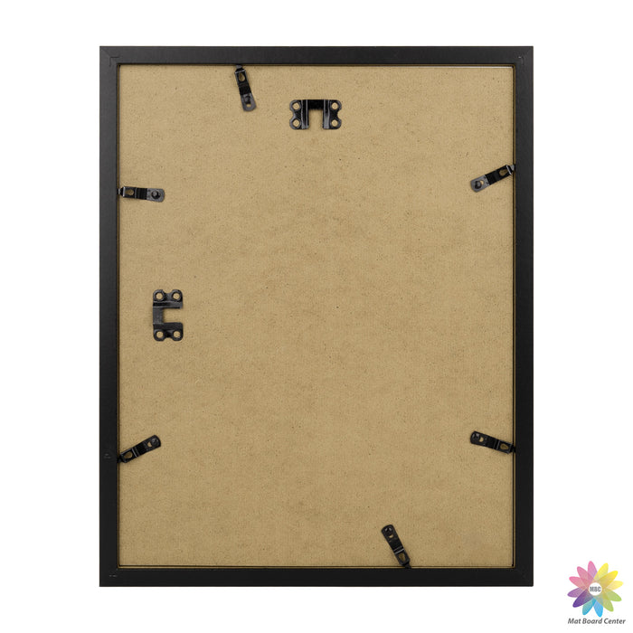 11x14 Black Picture Frame for 8x10 photo With White Mat (18 Pcs Per Box)