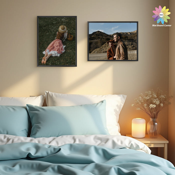 11x14 Collage Picture Frame With White Mat Display Five 4x6 Photo Black (6 Pcs Per Box)