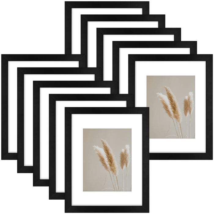 11x14 Frame for 8x10 Picture Wood, Smooth Finish (10 Pcs per Box)