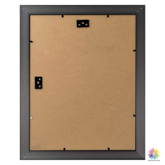 11x14 Ornate Picture Frame for 8x10 Photo with White Mat and Real Glass Silver Beige Color (10 Pcs per Box)