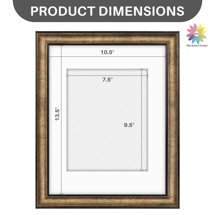 11x14 Picture Frame for 8x10 Photo Dark Brown Color (10 Pcs per Box)