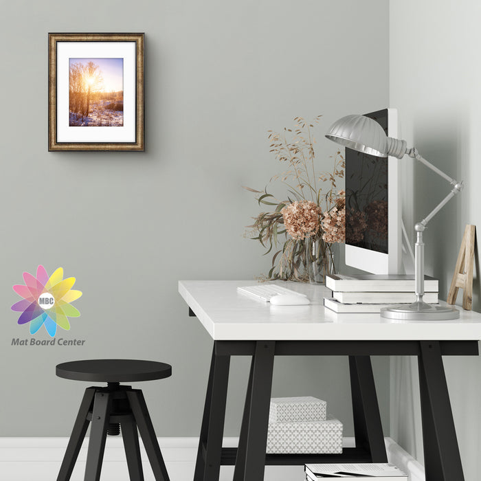 11x14 Picture Frame for 8x10 Photo Dark Brown Color (10 Pcs per Box)