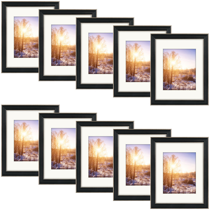 11x14 Picture Frame for 8x10 Picture with Ivory Mat (10 Pcs per Box)