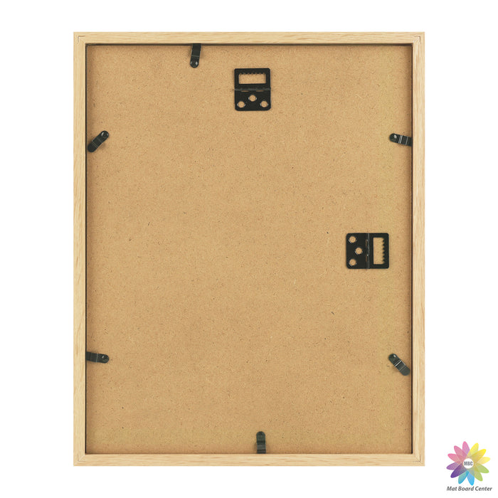 11x14 Picture Frame For 8x10 Picture With White Mat and Plexiglass Beige (8 Pcs per Box)