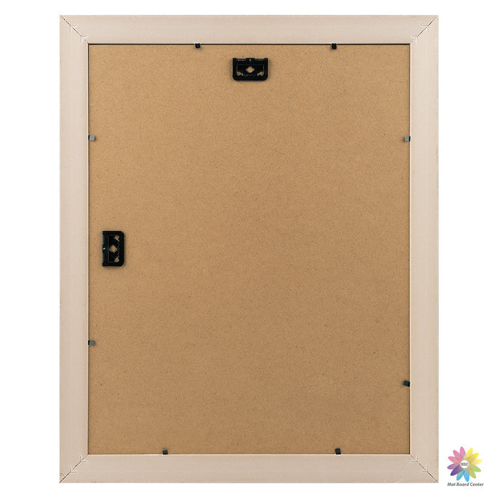 11x14 Picture Frame for 8x10 Picture with White Mat and Real Glass Dark Gold Color (10 Pcs per Box)