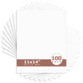 11x14 Uncut Mat Boards - Pack of 100 White