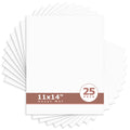 11x14 Uncut Mat Boards - Pack of 25 White