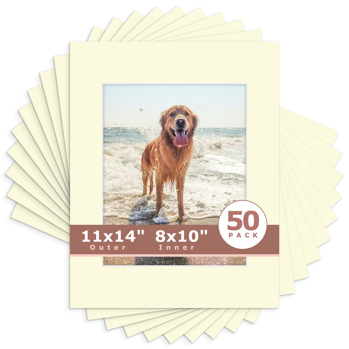 8x10 (7.5x9.5 exact opening) / N105 Ivory