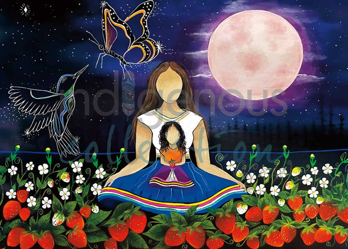 12 Moons Art Cards - a card for every month! - by Indigenous Artist Jessica Somers indigenous art gift by Jessica Somers Canada
