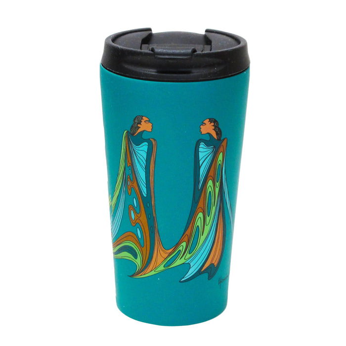 12 oz Travel indigenous art mug by Maxine Noel Canada