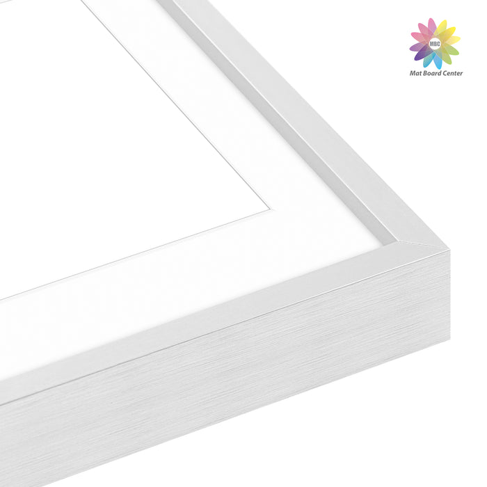 12x16 Aluminum Picutre Frame with White Mat for 11x14 Picture (6 Pcs Per Box)