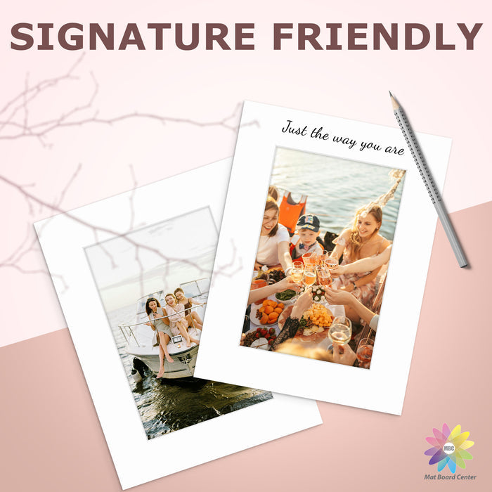 12x16 Picture Mats For 8x12 Photos - Pack of 50