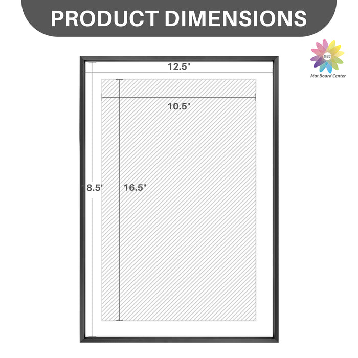 13x19 Poster Frame for 11x17 Pictures with White Mat (6 Pcs Per Box)