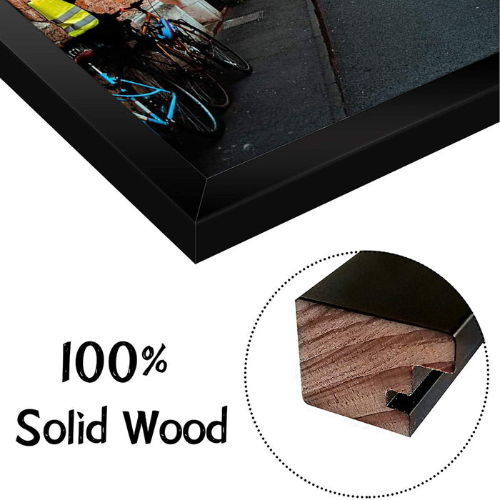 13X19 Poster Frames, Wood Frames Displays 13X19 Photos with Real Glass (8 Pcs per Box)