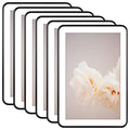 13x19 Round Corner Aluminum Picture Frame with White Mat for 11x17 Picture(6 Pcs Per Box) Black