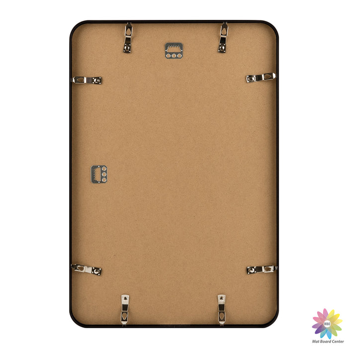 13x19 Round Corner Aluminum Picture Frame with White Mat for 11x17 Picture(6 Pcs Per Box)