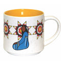16 oz "Her Ribbon Dress indigenous art mug by Sharifah Marsden Canada