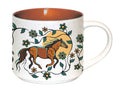 16 oz "Horse" (Bebezhigooganzhii) indigenous art mug by Storm Angeconeb Canada