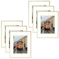 16x20 Aluminum Frame for 11x14 Picture with Ivory Mat Gold Color (6 Pcs per Box)
