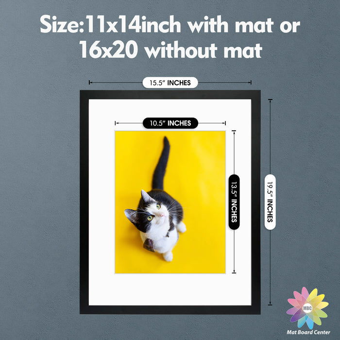 16x20 Frame for 11x14 Picture Black MDF (3 Pcs Per Box)