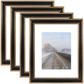 16x20 Photo Frame with White Mat for 11x14 Picture Ornate Gold/Black (4 Pcs Per Box)