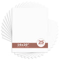 16x20 Uncut Mat Boards - Pack of 25 White