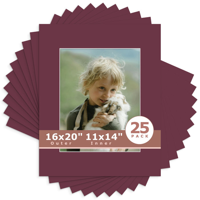 11x14 (exact opening 10.5x13.5) / N124 Maroon