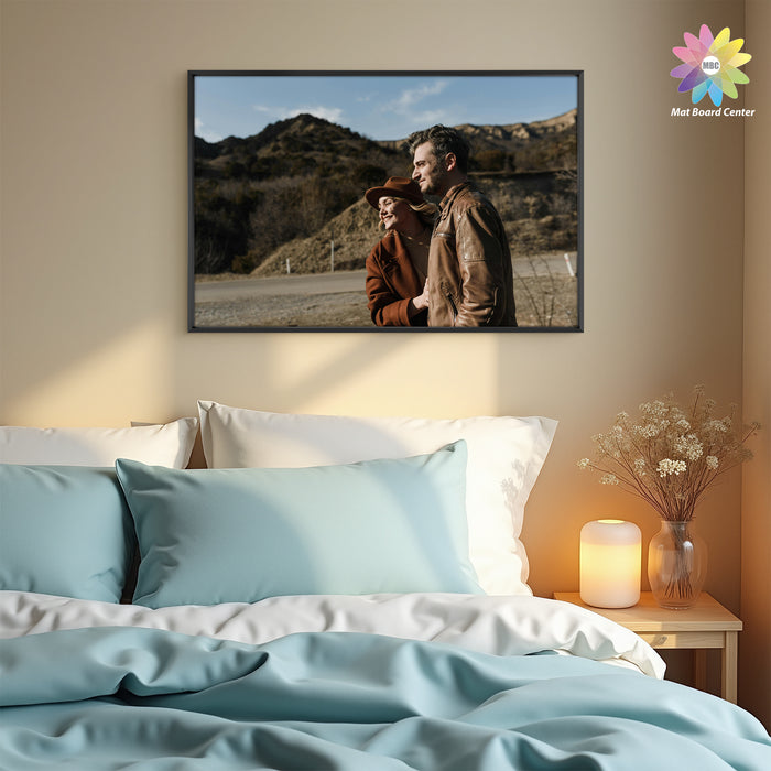 16x24 Aluminum Picture Frame for 12x18 Pictures with Mat (6 Pcs Per Box)