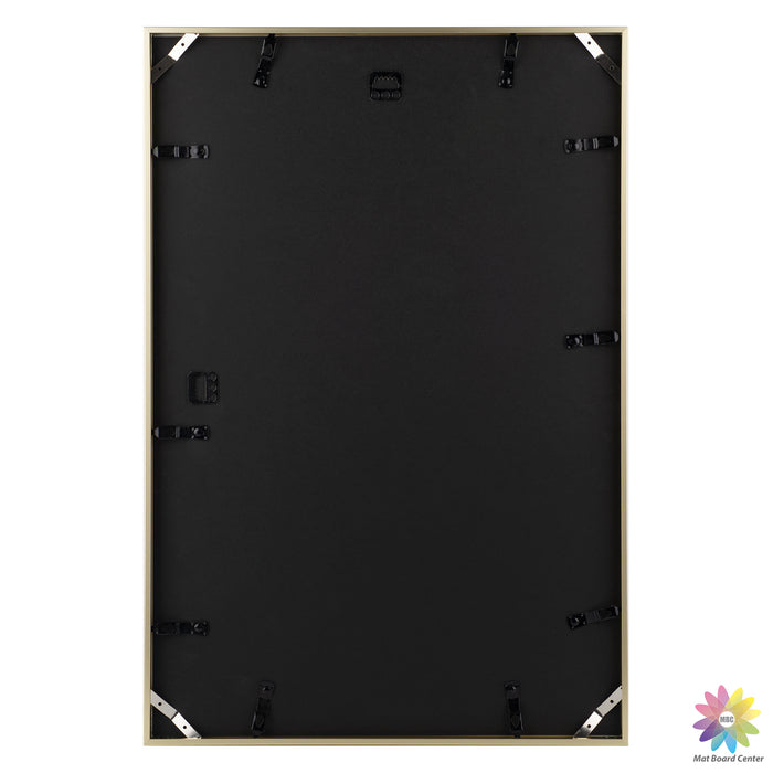 16x24 Aluminum Picture Frame with White Mat for 12x18 Photo (6 Pcs Per Box)