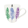18 oz Pride Feathers indigenous art mug by Patrick Hunter Canada
