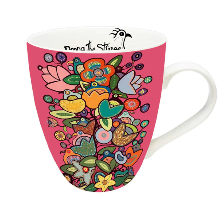 18 oz Tree of Life III indigenous art mug by Donna Langhorne Canada