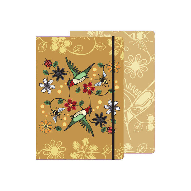 192 page Journal - Hummingbird  (Nenookaasi) artwork by Storm Angeconeb - PRE-ORDER FOR LATE APRIL DELIVERY indigenous art gift by Storm Angeconeb Canada