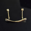 2019-2020 Crtr C Decor Nose Bridge (Authentic Spefications) - Gold (18mm)