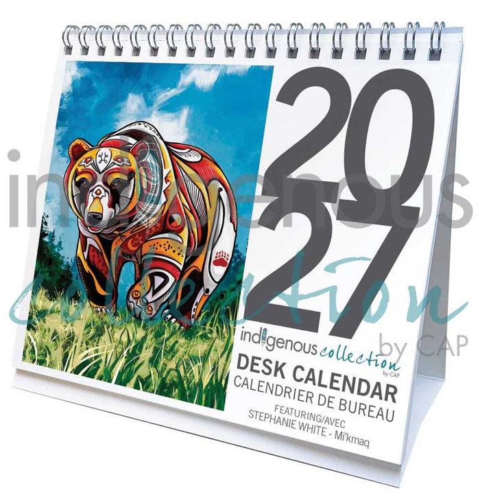 2027 Desk indigenous calendar by Stephanie White Canada